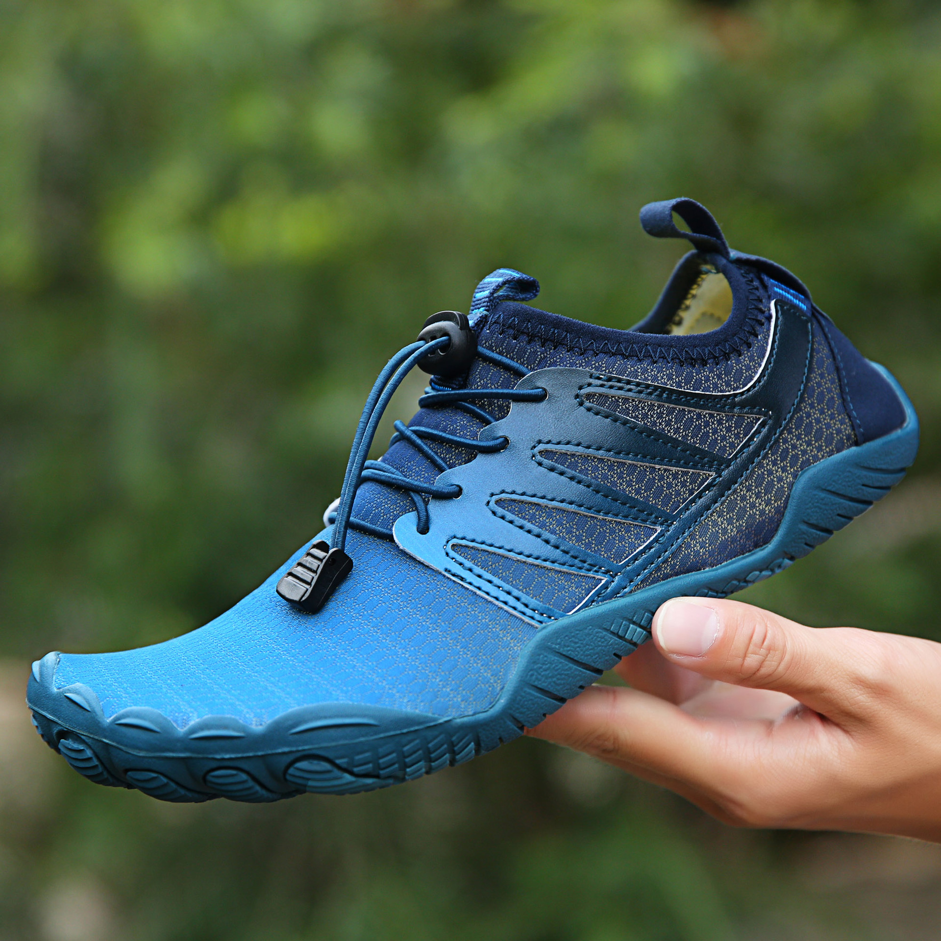 

New running shoes upstream shoe men and women indoor fitness swimming sneaker snorkeling wading beach outdoor riding Size 40-45, Black non-reflective