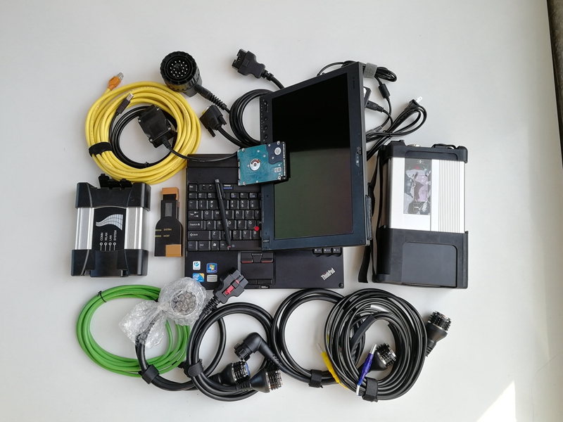 2in1 Super MB Star C5 pour BMW ICOM Next A B C Nouvelle génération d'A2 avec logiciel HDD 1TB ordinateur portable x220T Win10 prêt à l'emploi