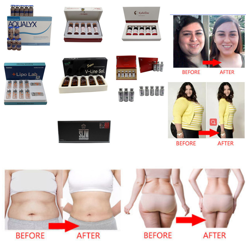 

Babyface Slim 6D Super VLINE Kabellines Sculptras Slimming body Fat Dissolving ppcs Solution Kybellas Lipo lab Red Ampoules Aqualyx 10 x 8 ml vials