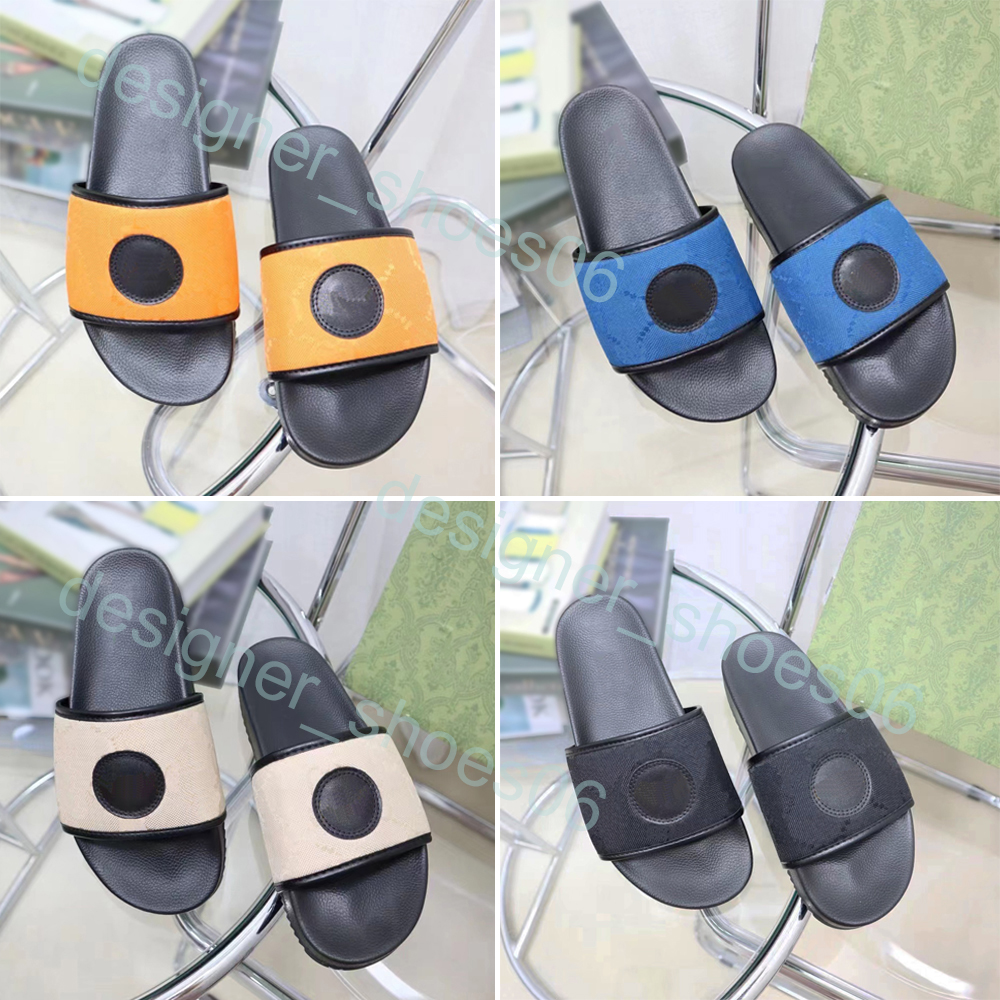 

Newest With Box Men Women Fashion Slippers Luxury Designer Slides Summer Flat Slipper Trendy Leather Rubber Classics Sandal Mens Antiskid Beach Slide US 5-11