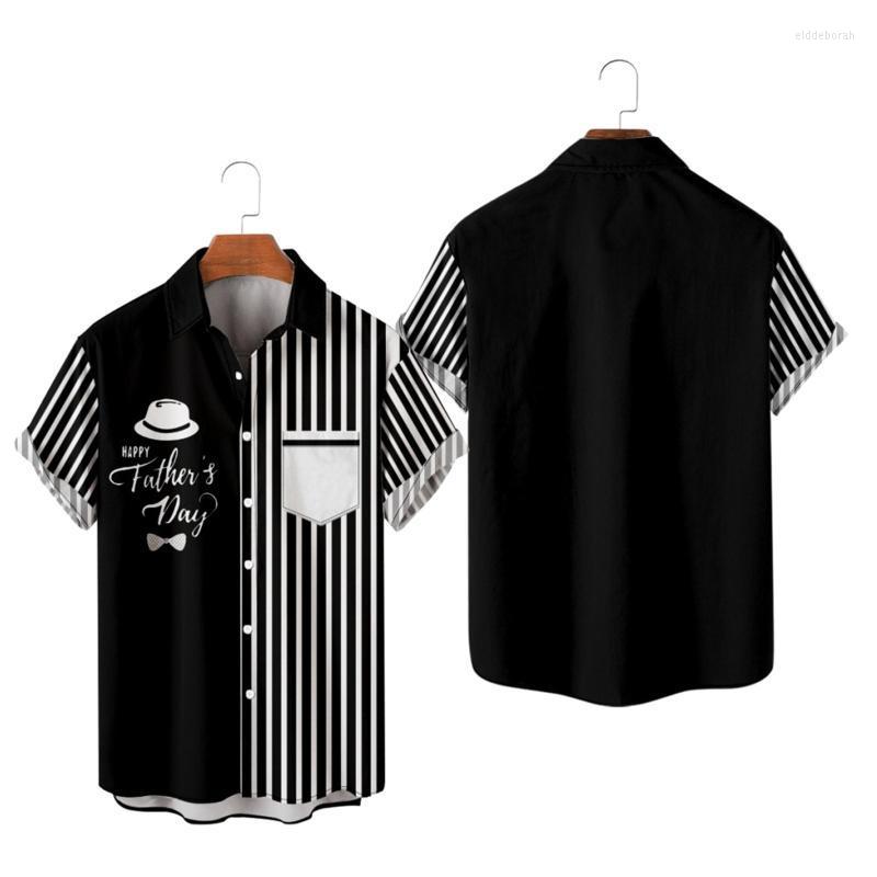 

Men's Casual Shirts Cool Dragon Men Mens Floral Hawaiian Short Sleeve Button Down Beach Loose Turtleneck Shirt MenMen's Eldd22, Black