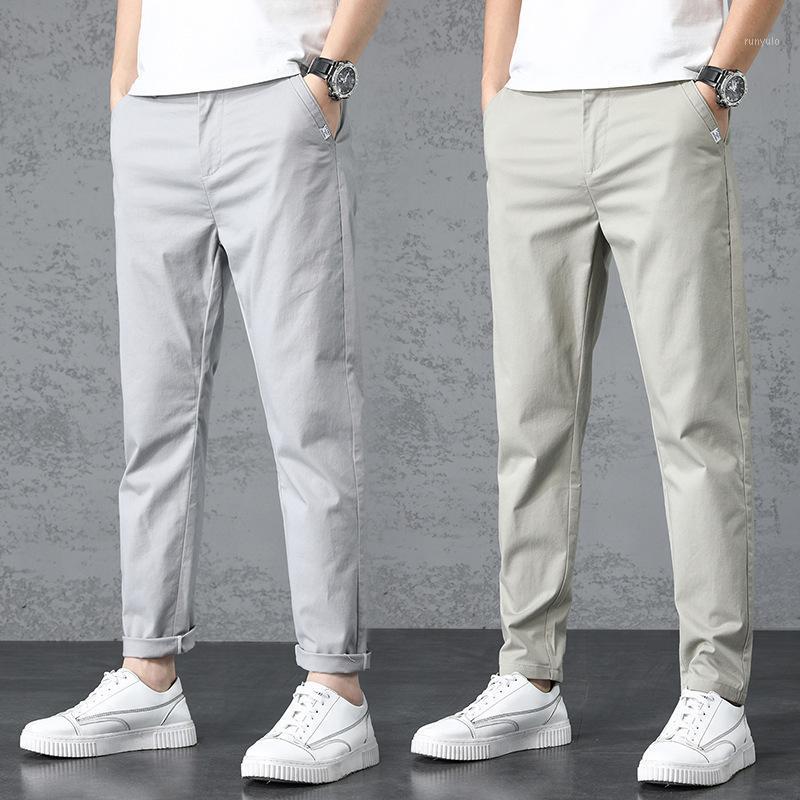 

Men's Pants 2022 Arrival Pant Spring Summer Zipper Pocket Breathable Solid Color Mid Slim Fit Jogging Male Trousers, 8629 black