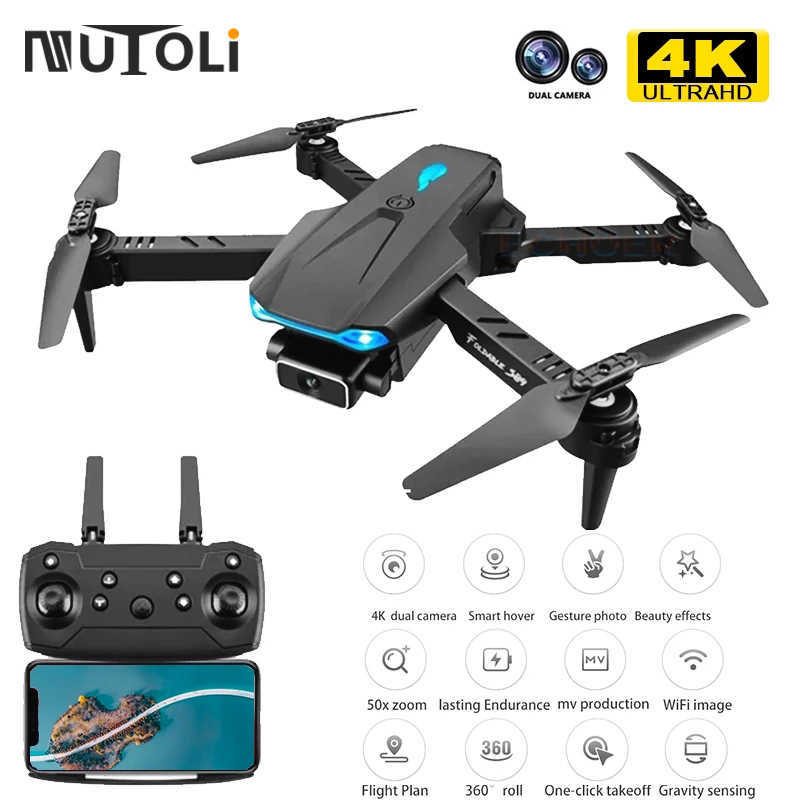 S89 Drone 4K Hd Dual Camera 50x Zoom Wifi Fpv Luchtdruk Hoogte Hold Draagbare Mini Opvouwbare Quadcopter-image-768656555