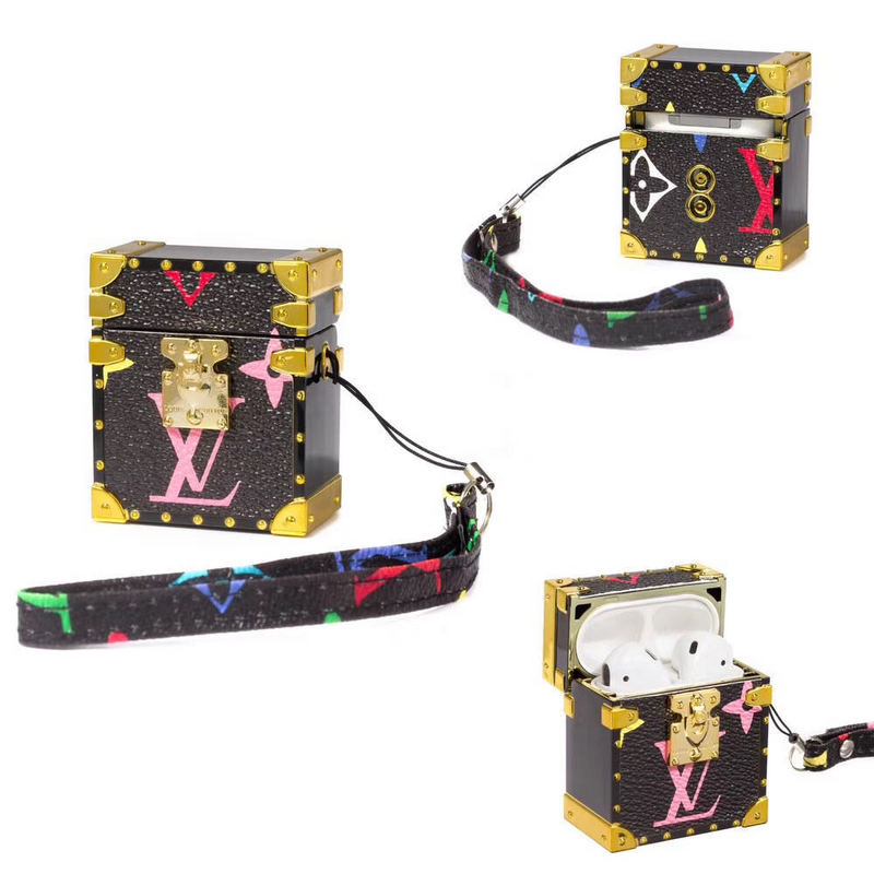 

high quality Luxury Fashion Designer Case for AirPods Pro 1 2 Case Letter earphone Protection Package key chain AirPods cover SDFGTfwef
