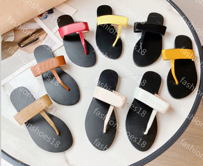 

2022 spring and summer leisure fashion flat bottom flip flops women's shoes fashion flip flops leather slippers-men male slippers sandals