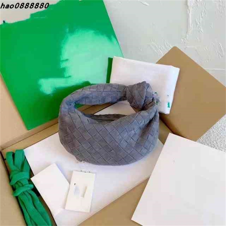 

Hbags Venetas Designer Bottegav Spring 2022 Summer Jodie Oil Wax Leather Knitting Knot Wrist Cloud Dumpling Bag Multi-color and VersatileUVDJ, Gray