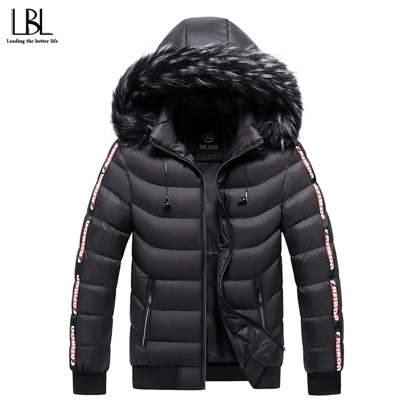 

Outwear Parkas Men Warm Winter Thick Jacket Male Fashion Coat Men Windproof Hat Detachable Parkas Jacket Men Waterproof 201119, Hq203 red