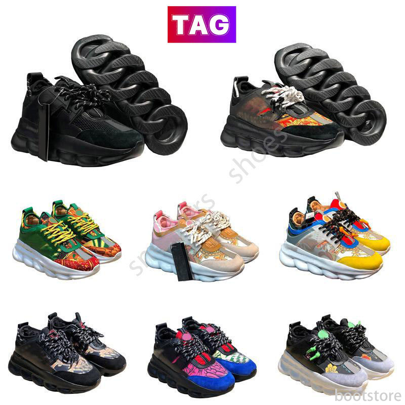 

New Italy Sneakers Classic Chain Reflective Designer Casual Shoes Brand Top Quality Height Reaction Mens Womens Luxurys Lightweight Trainers With Box, Color 20