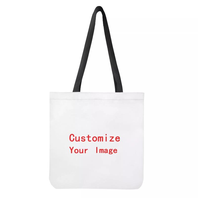 

Shopping Bags Eco Recycled Polyester Bag For Women/Lady Shoulder Shopper/Storage Female Beach Tote Large Handbags Print, Customize-dh