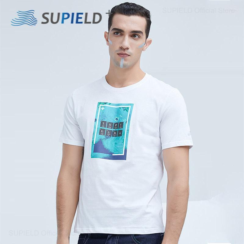 

Men's T-Shirts Cotton Hydrophobic T Shirts Men Summer White Printed T-shirt Breathable Round Neck Short Sleeve Hop Quality TopsMen's Mild22