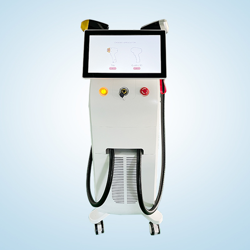 

New Double Handle Diode Laser Hair Removal Machine with whole sales price spa clinic use
