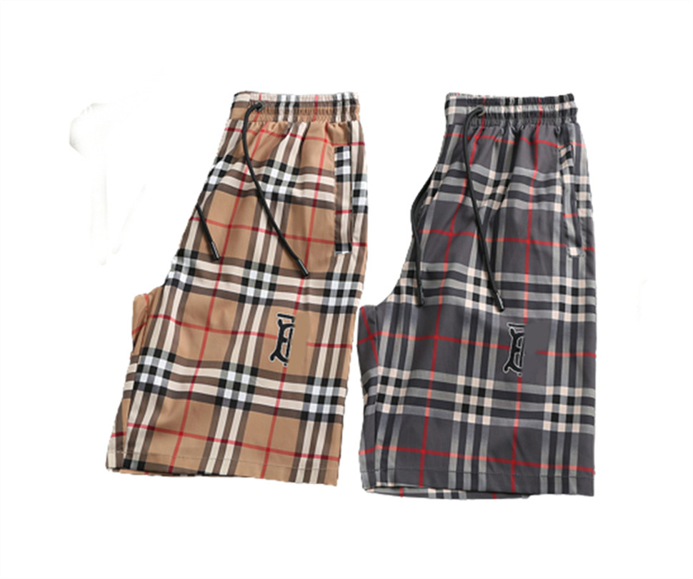 

Summer Men Nylon Swim Shorts Fashion Designer Gentleman Side Pockets Swimear Boy Zipper Closure Back Pocket Tonal Drawcord Short Pants #92, 01