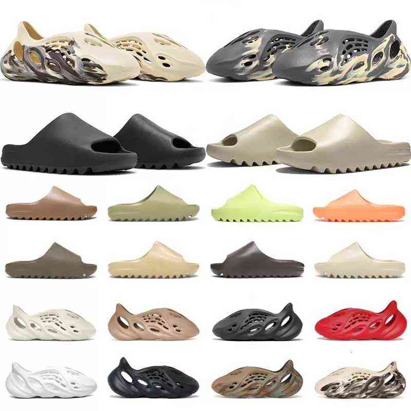 Designer Foam Sandals Men Women Summer Resin Desert Sand Slippers Runner Beach Sliders Slide Sandal Shoes with Box Size 36-46