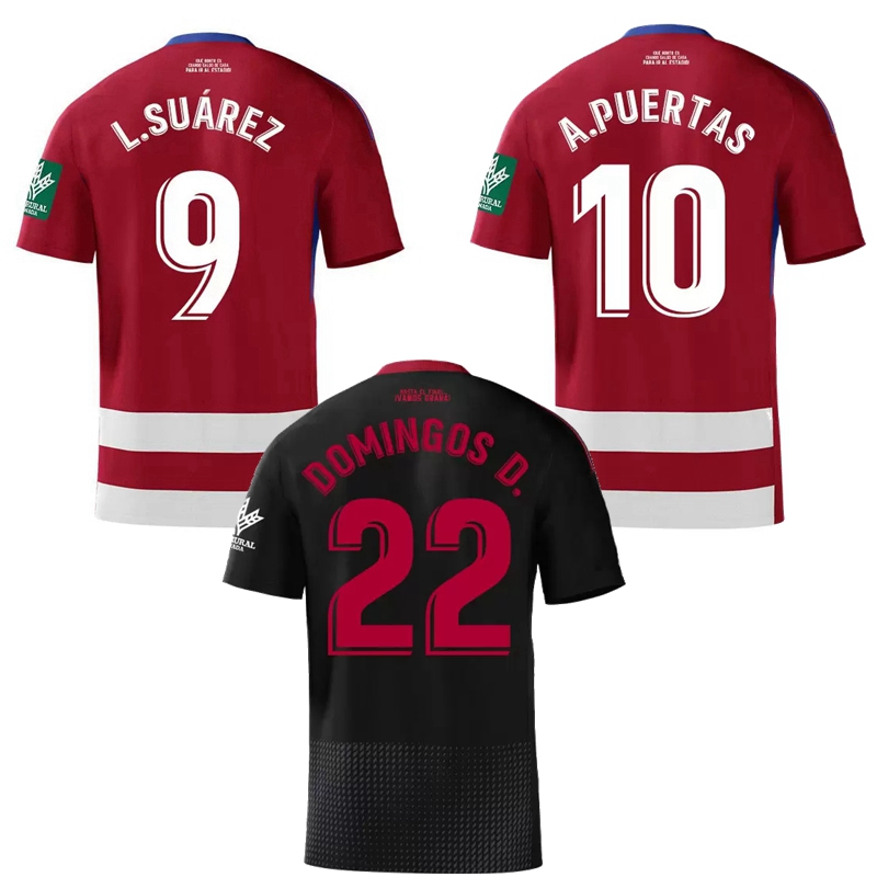 

2022 2023 Granada CF Soccer Jerseys home away L.MILLA A.PUERTAS L.SUAREZ MOLINA 22 23 football men and kids shirt