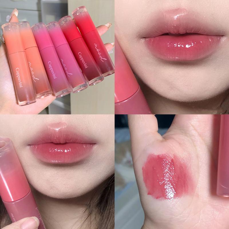 

Lip Gloss Pink Tube Liquid Lipstick Mirror Water Moisturizing Lipgloss Lasting Plumping Sexy Tint Makeup Korean CosmeticsLip, C04