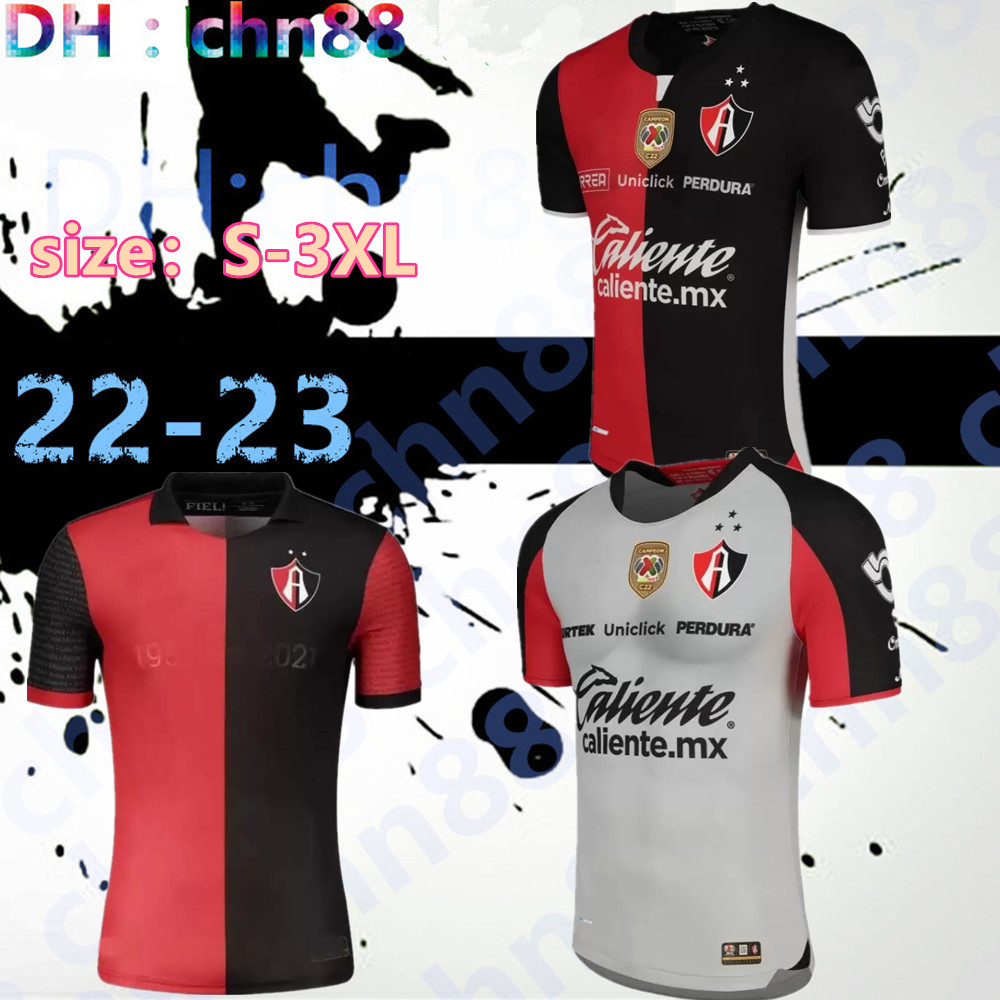 

22 23 Atlas FC soccer jersey COMMEMORATIVE Kit home 2022 2023 winning special edition Julian Quinones Jeremy Marquez Gonzalo Maroni football shirts, 1951-2021 commemorative