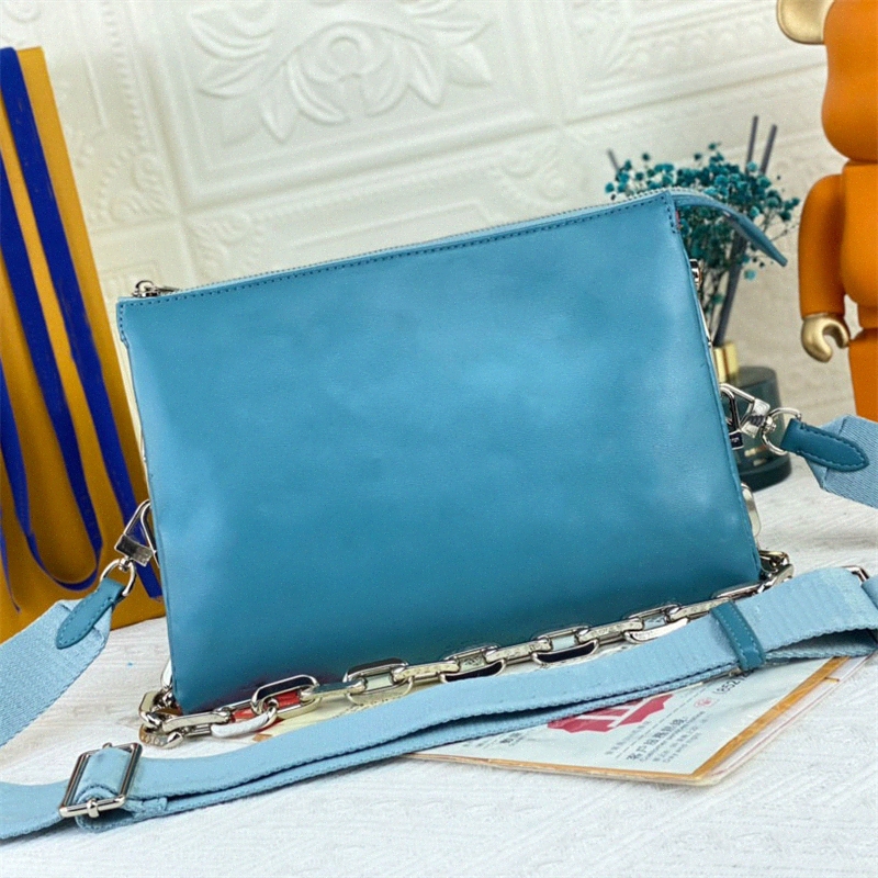 

embossed leather chain bag COUSSIN PM handbag fashion-forward shoulder bags cross-body with the strap top quality wallet 92hC#