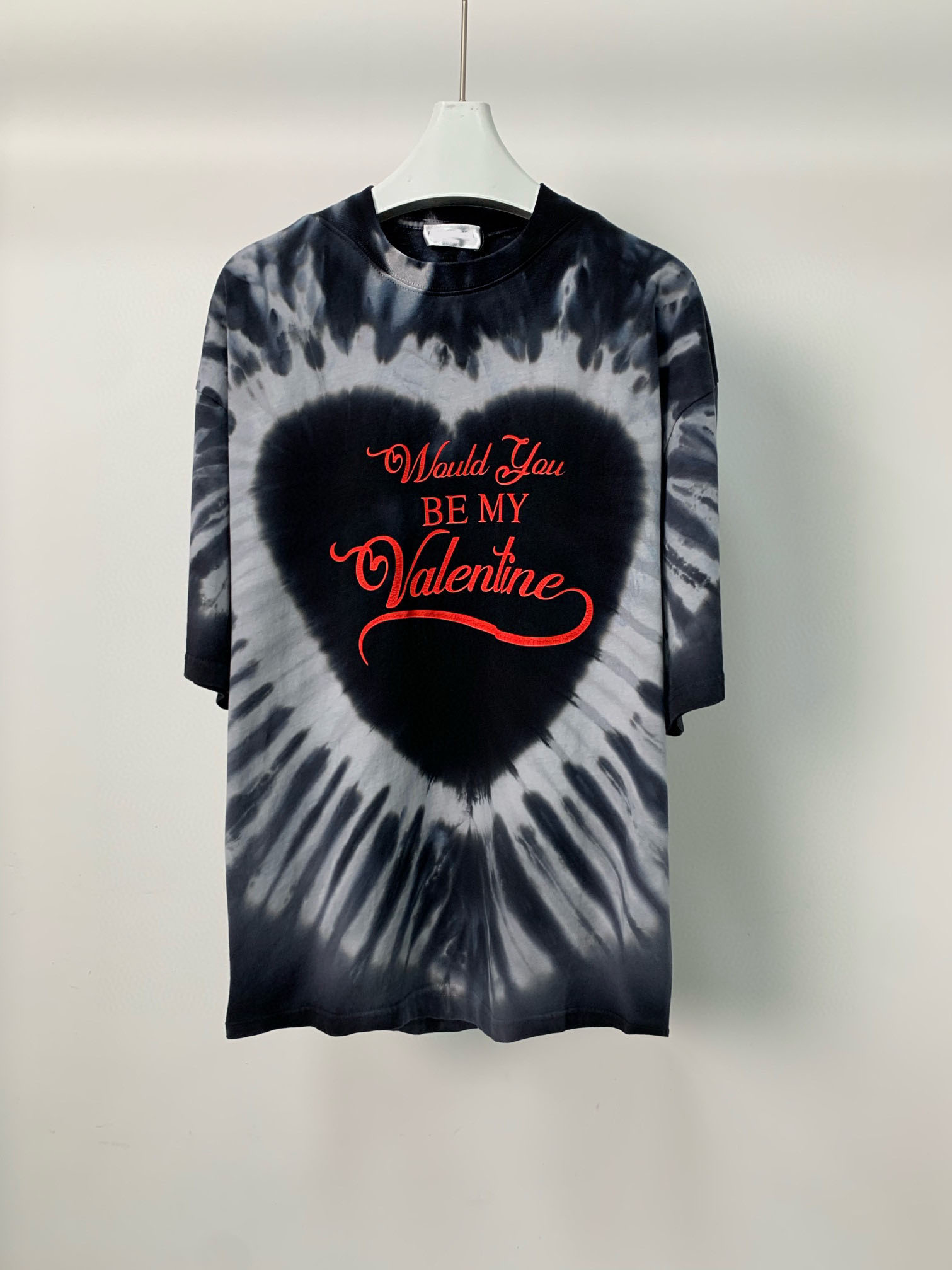 

2022 summer couple fashion men and women t-shirt euro size s xl, Black
