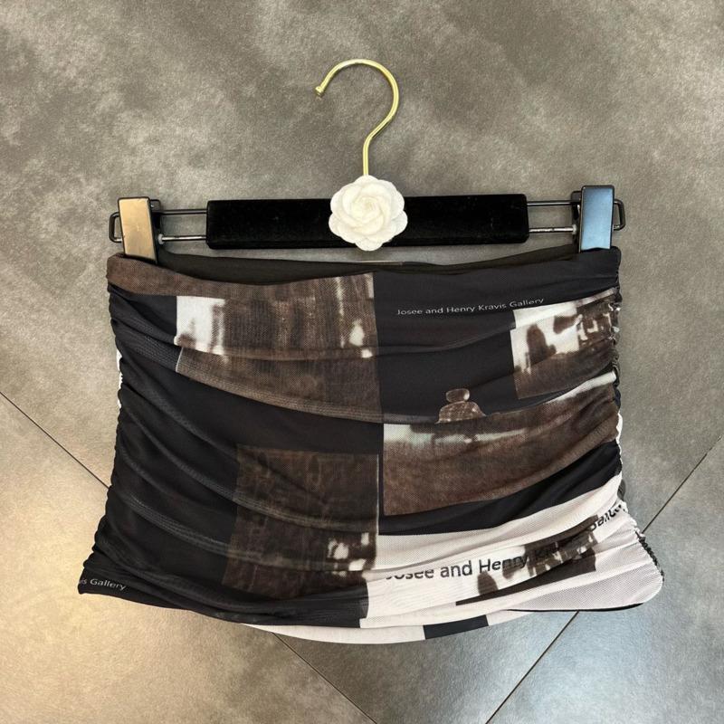 

Women' Tanks & Camis 2022 Summer Collection Sleeveless Strapless Mesh Patch Color Tank Tops Women Vest Crop Top GE592Women, Figure color