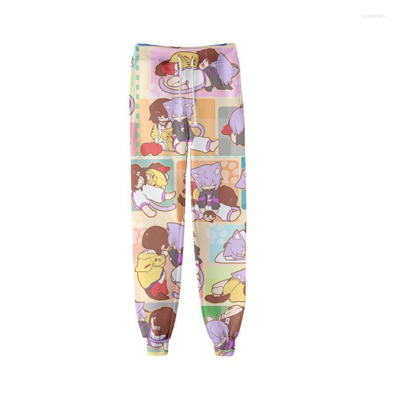 

Men's Shorts VTuber Inugami Korone 3D Men/Women Neutral StyleThreaded Bunched Trousers Japan Kawaii Threaded Leg PantsMen's Naom22, As shown