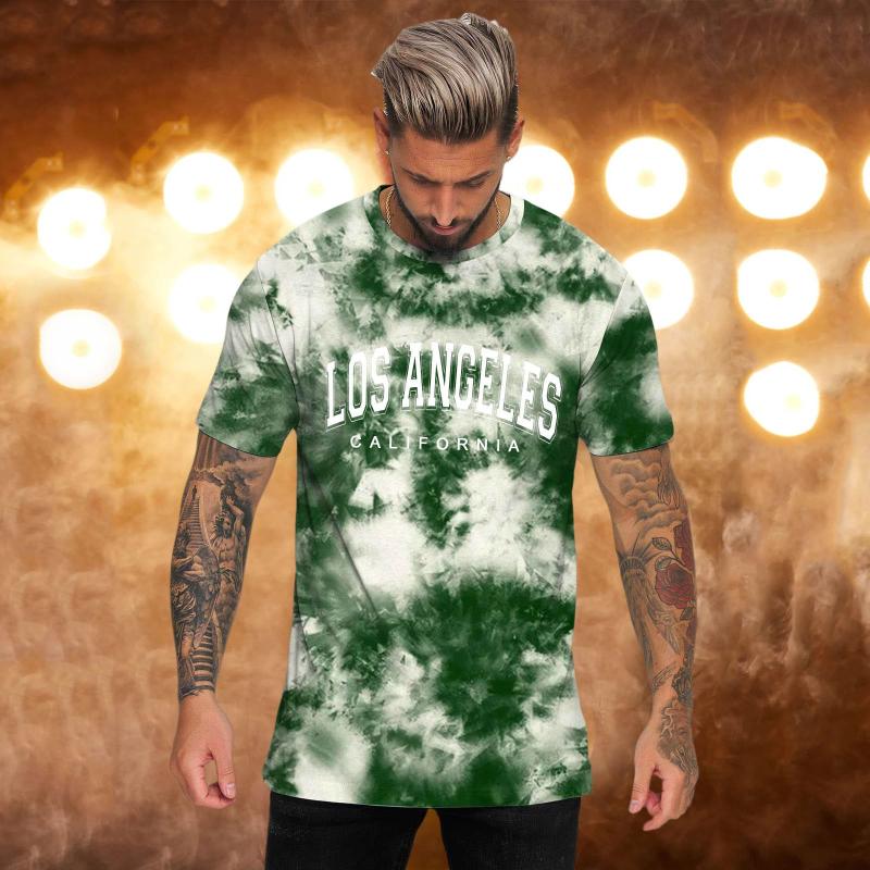 

Men's T-Shirts Cotton Long Sleeve Shirts For Men Mens Summer Casual Sports Comfortable Tie Dye Lettering Round Neck T Shirt Tops Tee TopsMen, Black