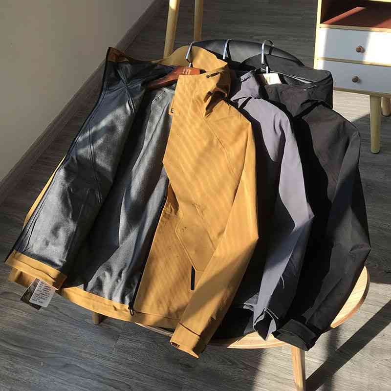 Veste pour hommes oiseau extérieur goretex full body body body pressing Fonction allweather wind and étanprooferat mantel mens