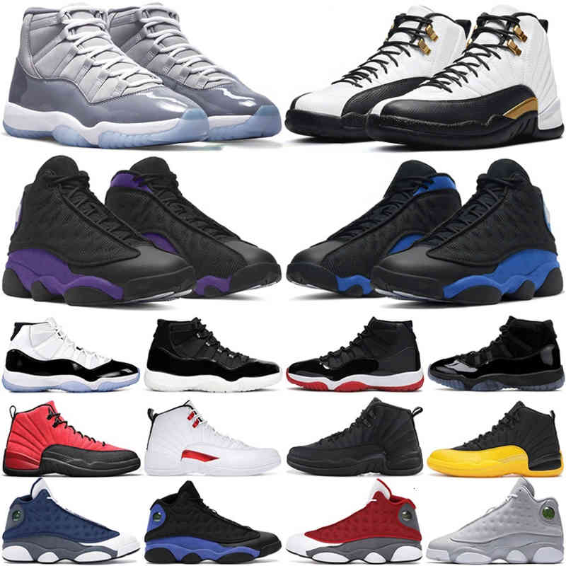 

Cool Grey Men Women Basketball Shoes 12s Royalty Taxi Utility Grind Playoff 11s Concord Bred Animal Instinct 13s Court Purple Hyper, 12s twist
