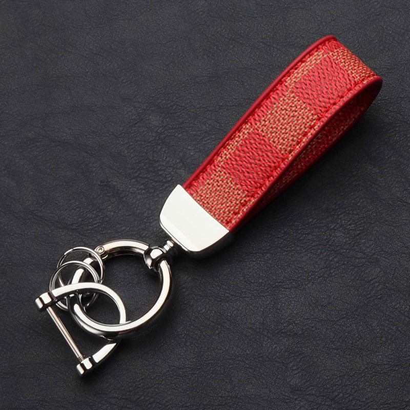 Porte-clés en cuir rétro de haute qualité, à la mode, pour sac à main, accessoires de décoration, pour hommes et femmes, cadeau pour amoureux