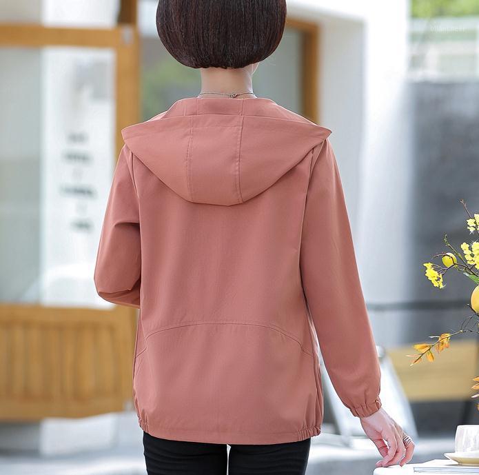 

Women's Jackets 2022 Spring And Autumn Winter With Style Fashion Women Long Sleeve Mother Hooded Jacket Coat, Green