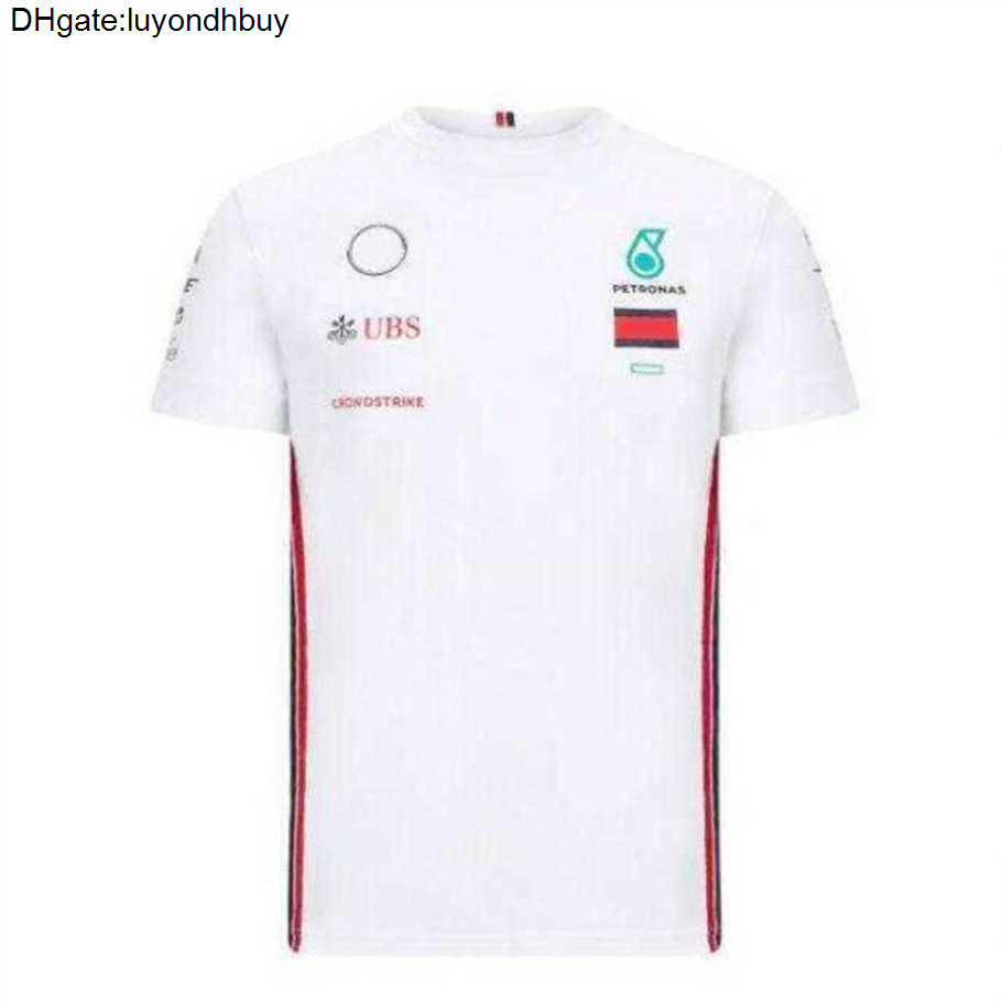 Petronas Designer Men's t Shirts Luxury Mercedes Amg Top F1 Formula One Racing Polos Women Casual Short Sleeve T-shirts Benz Polo Lewis IWVX