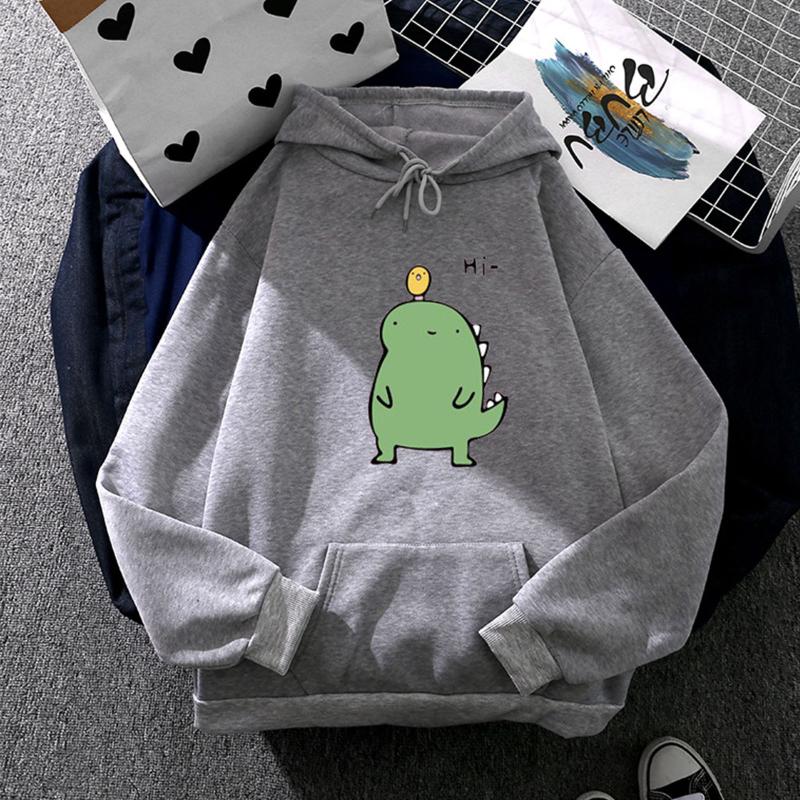 

Women' Hoodies & Sweatshirts Hoodie Women' Kawaii Printed Pullover Harajuku Hooded Sweatshirt Autumn Winter Long Sleeve Loose Hoody To, Black