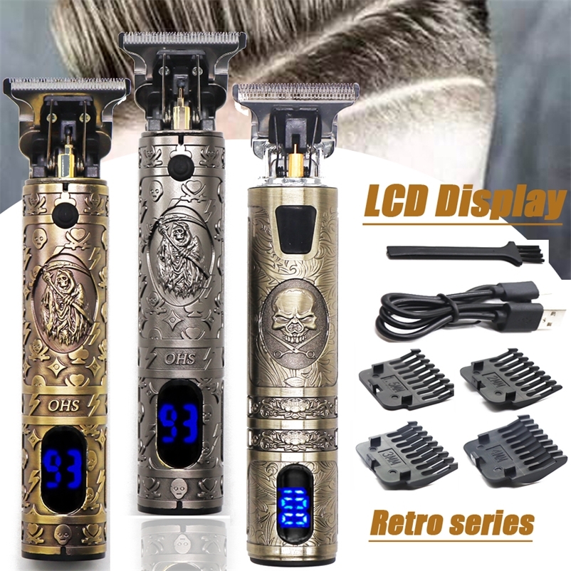 

LCD Display Electric Cordless Safety Razor Straight Shaver For Men Shaving Machine With Blades Shave For Beard Shavette 220622