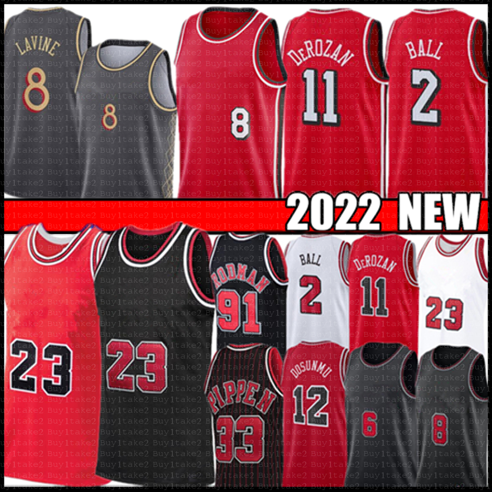 

11 Demar DeRozan 2 Lonzo Ball Chicagos Zach 8 LaVine Basketball Jersey 6 Alex Caruso Derrick 1 Rose Bull Mens 23 Dennis 91 Rodman Scottie 33 Pippen Retro Shirt Jersey