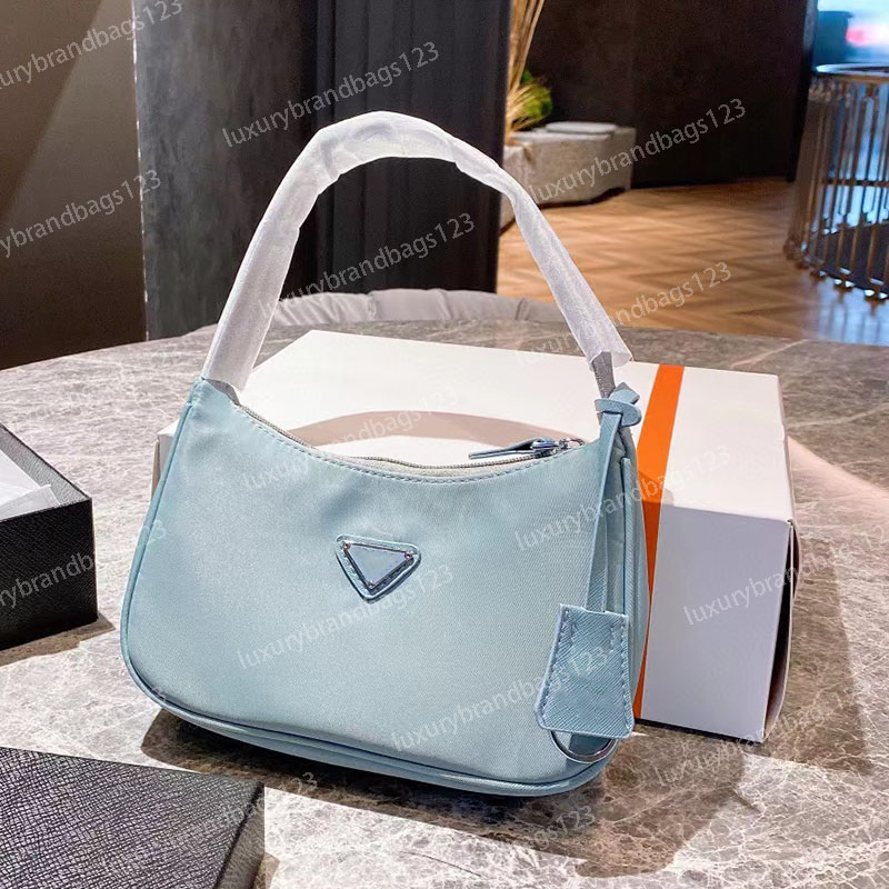 Sacs de créateurs Femmes sacs prads roses Bourse Nylon HOBO sous les bras Chaîne de haute qualité Épaule LOULOU Sac à main en cuir véritable Mode