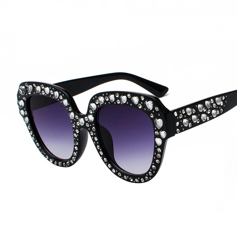 

Sunglasses Women Square Vintage Gradient Lense Sun Glasses For Female Sexy Luxury Diamond Sunglass UV400 ShadesSunglasses