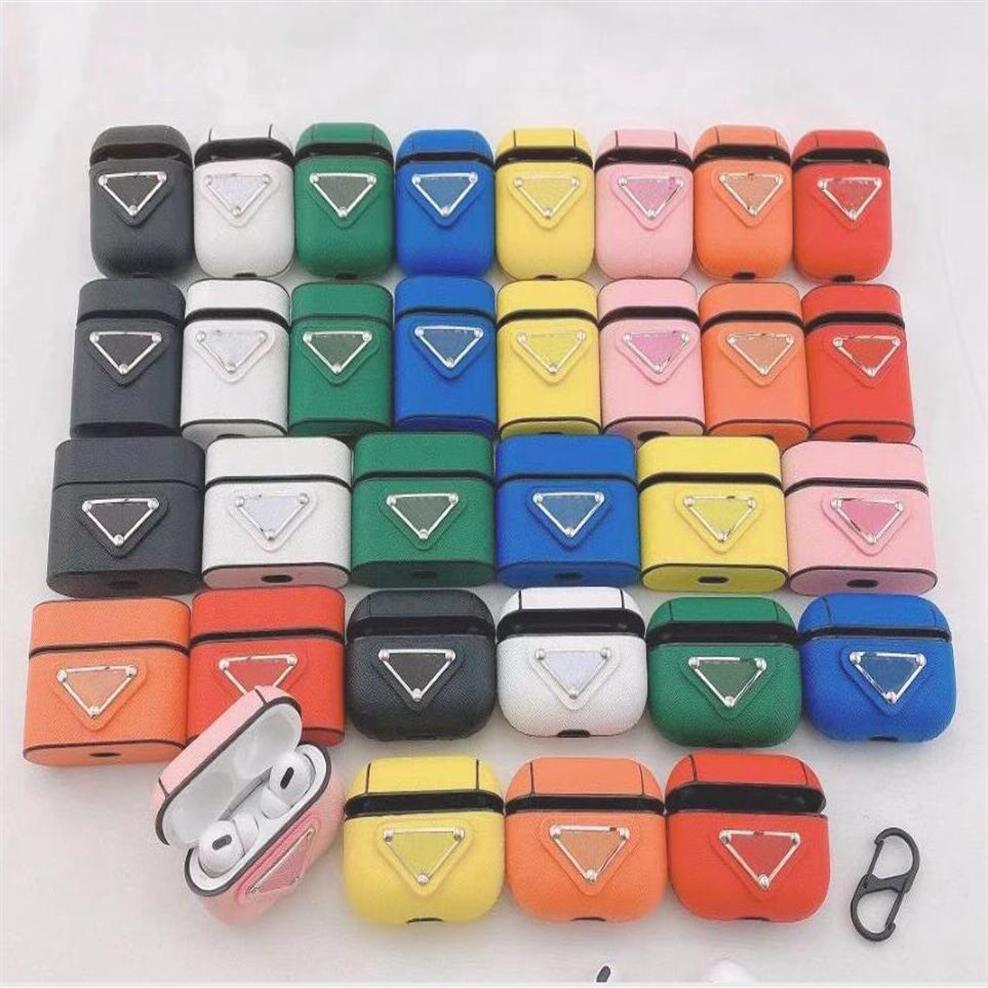 

Luxury Designer AirPods pro Case with keychain for 1/2 Wireless Bluetooth Earphone Full Cover Protector Protection202g