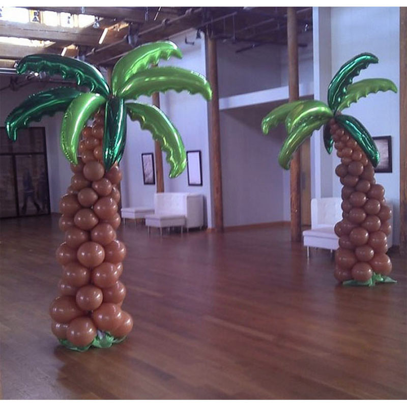 

Palm tree balloon Wedding decorations Event Party supplies Height 1.75 meters full Coconut trees column decorations, As the options