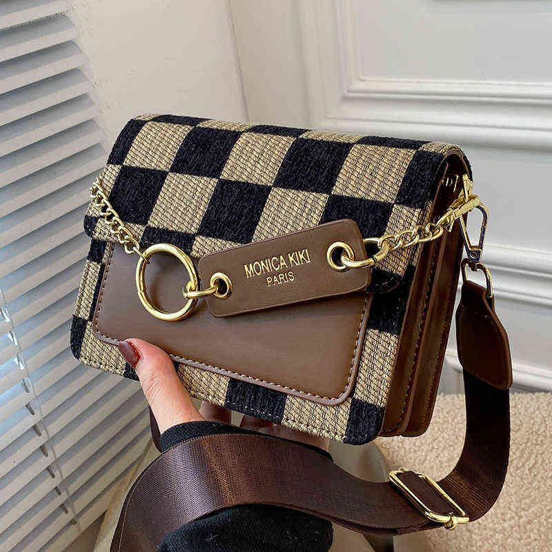 

HBP Shopping Bag Dampboard Mini Fabric Flap Crossbody Sling Bag for Women 2022 Luxury Brand Design Handbag Simple Shoulder Bag Handbag Tiny 220723, Black