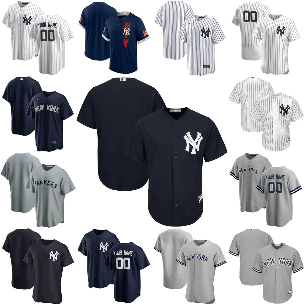 

2022 Baseball Jerseys Custom Jersey New York''Yankees''Mens women Youth 2 Derek Jeter 26 DJ LeMahieu 45 Gerrit Cole 99 Aaron Judge Baseball Jerseys, Color