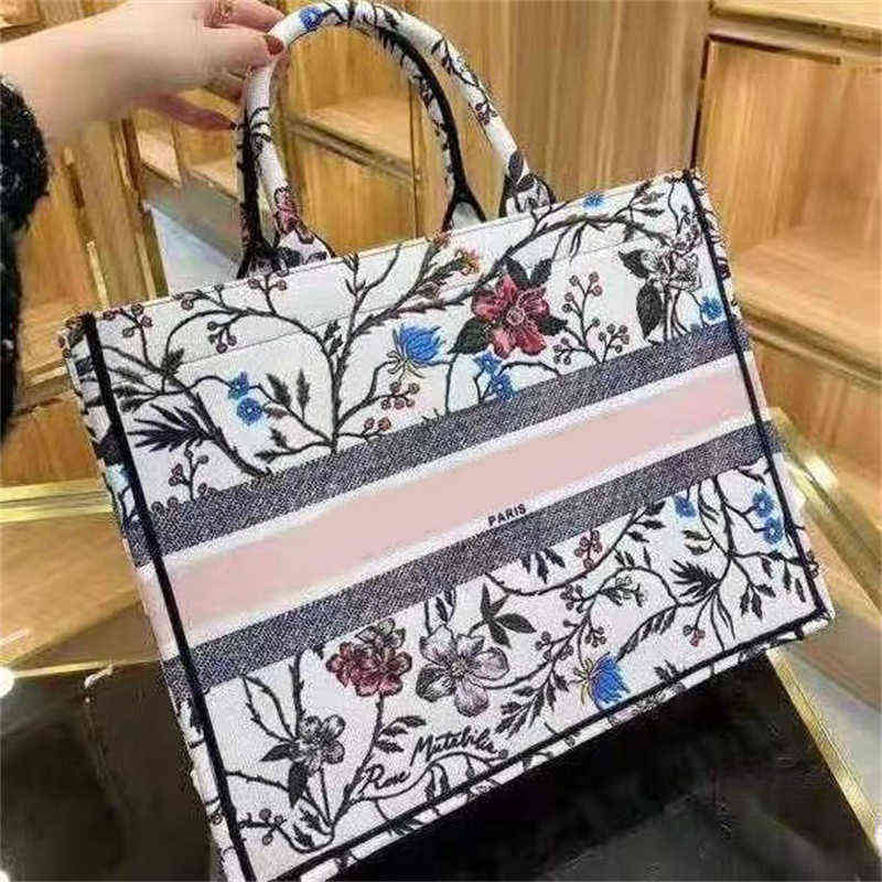 

3A Fashion 2022 Top Quality Designer Tote Woman Bag Canvas Screen Print Luxury 41cm 36cm Black Letter Handbags Design Shoulder Bags lady