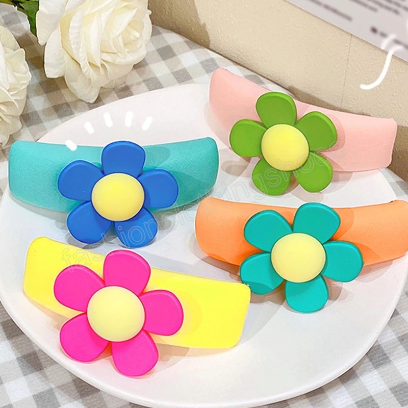 

Sweet Flower Candy Hair Clips Alloy Girl Hairpin Summer Cartoon Hairclips BB Clip Fashion Children Color Hair Accessories