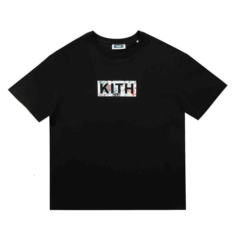 

Men' T-shirts Frog Drift Fashion Wear Streetwear High Street Summer Cotton Loose Kith Nyc Og Flowers and Plants Tee t Tshirt Tops Fog Men, Black