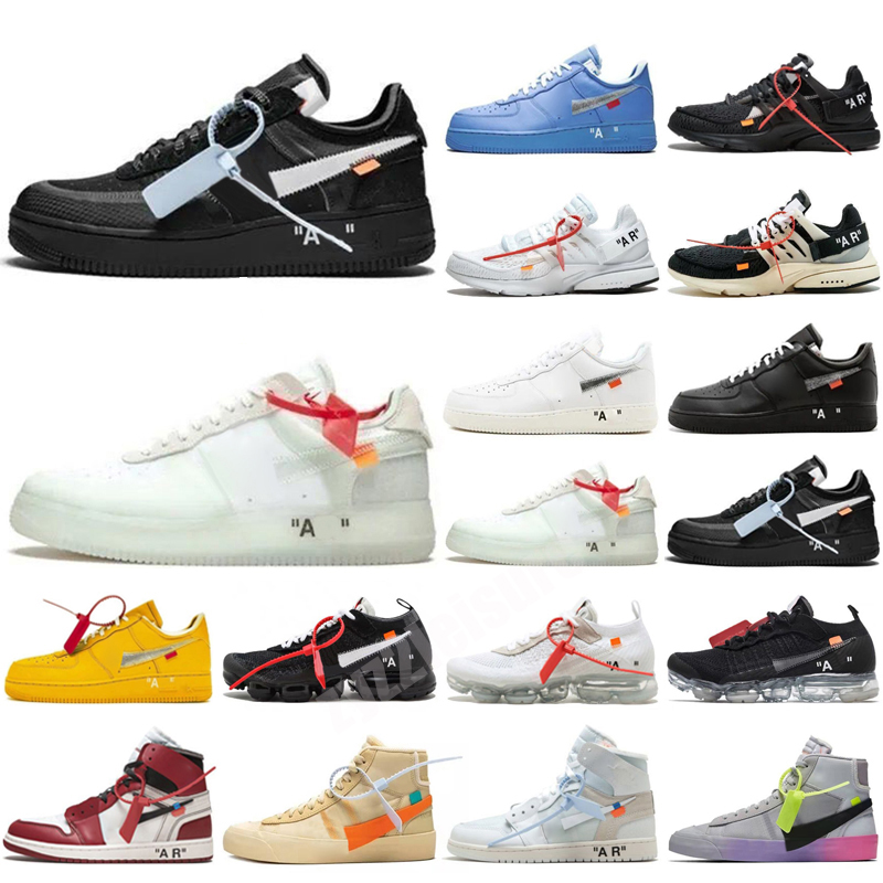 

2022 Original men's and women's Off shoes MCA white Black MAC Silver metal Volt low three black green GNER 2.0 Chaussures size 35-45, Color 14