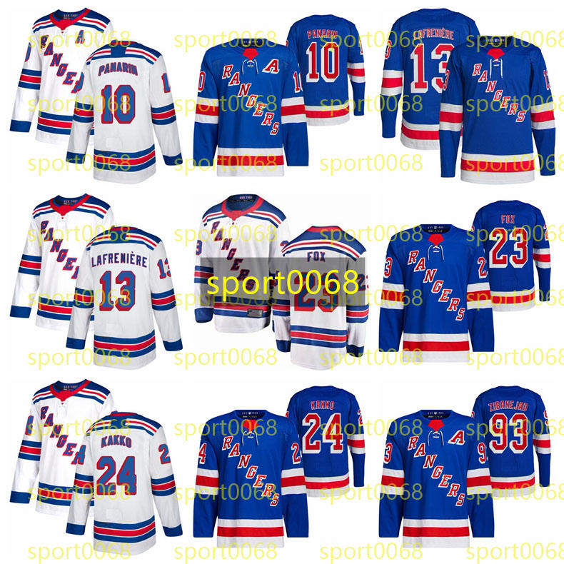 

Hockey Jerseys New''York''Rangers 13 Alexis Lafreniere 10 Artemi Panarin 23 Adam Fox 24 Kaapo Kakko 93 Mika Zibanejad 0602, Have logo