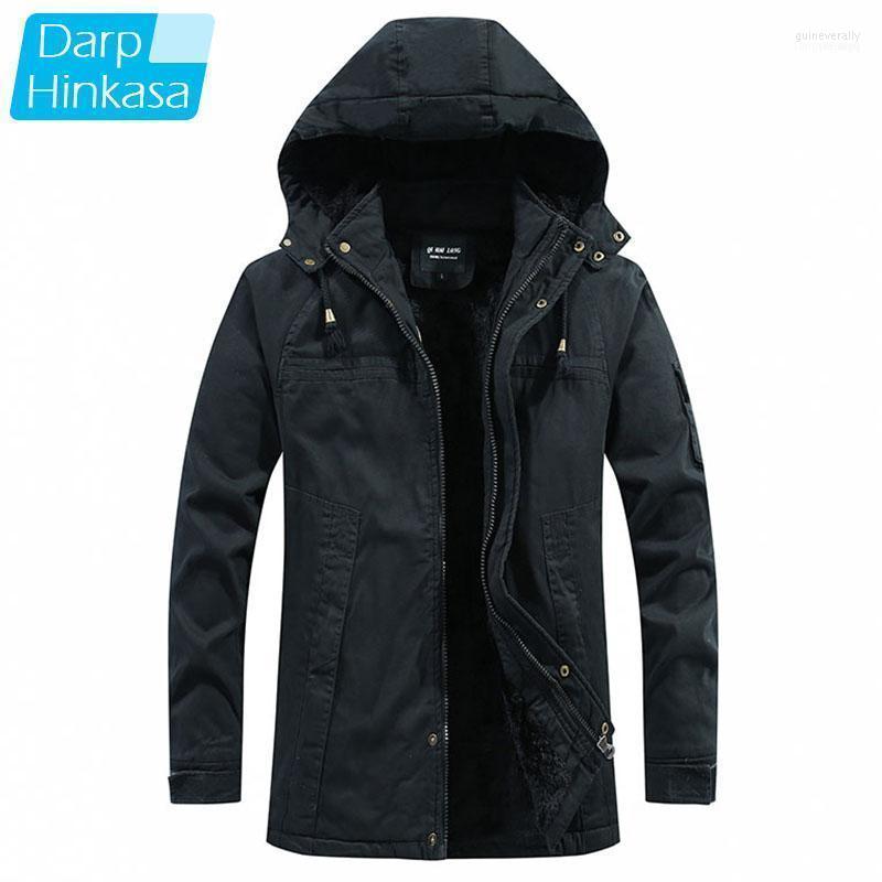 

Men's Down & Parkas DARPHINKASA Winter Warm Men Jackets Thick 2022 Fashion Casual Parka Coat Windproof Hooded Jackets1 Guin22, Khaki