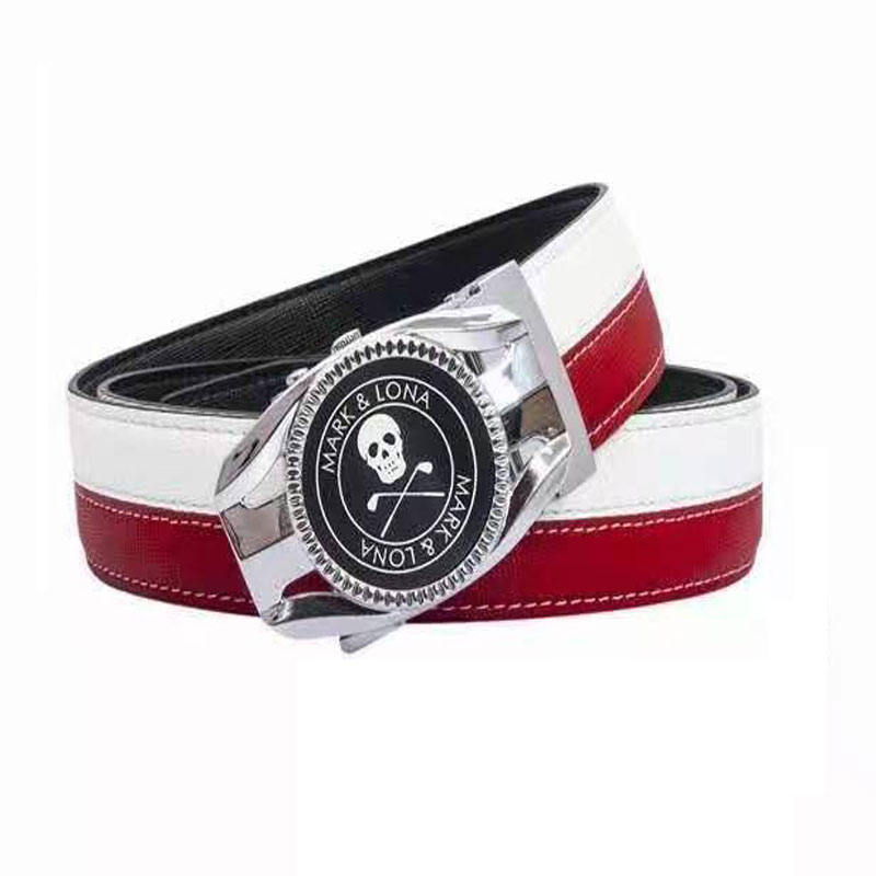 2024 New Men's and Women's Golf Belt Leather Sports Leisure Fashionable Waistband Fully Adjustable