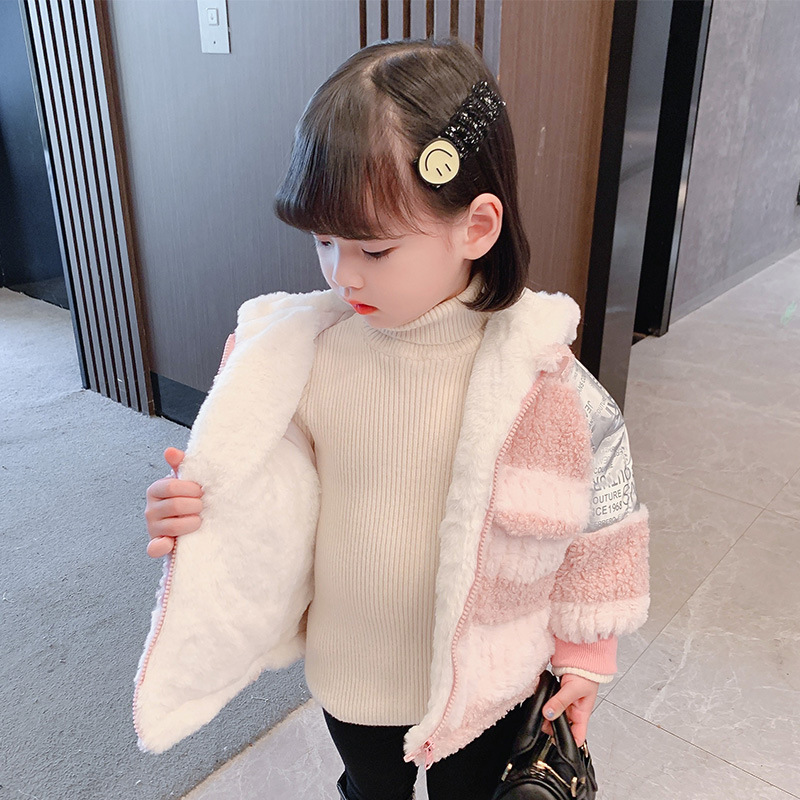 

Clothin Sets Children' down cotton cotton clothing Korea purchasing children's clthing winter girls light and thin boys short anmedium baby hooded jacket, Pink