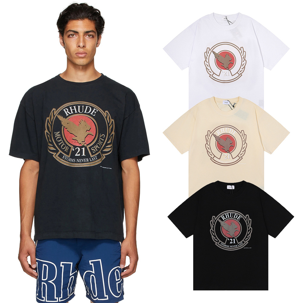Black White T Shirt Short sleeve High Quality T-Shirts Leopard Printed Men's Womens Tee