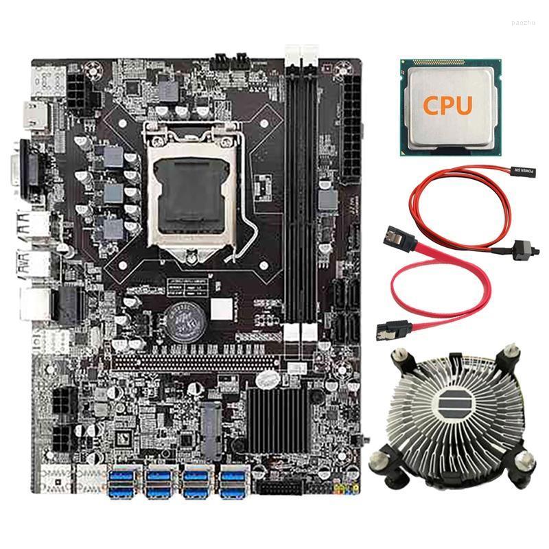 

Motherboards Miner Motherboard With Random CPU Fan Switch Cable SATA 8 USB3.0 Slots LGA1155 DDR3 RAM SATA3.0 ETH MinerMotherboards Motherboa