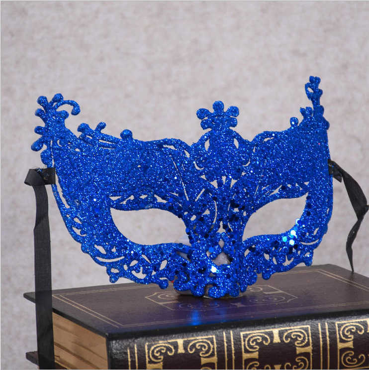 

Party Mask Flat Gold Powder Venice Lace Mask Prom Costume Mask